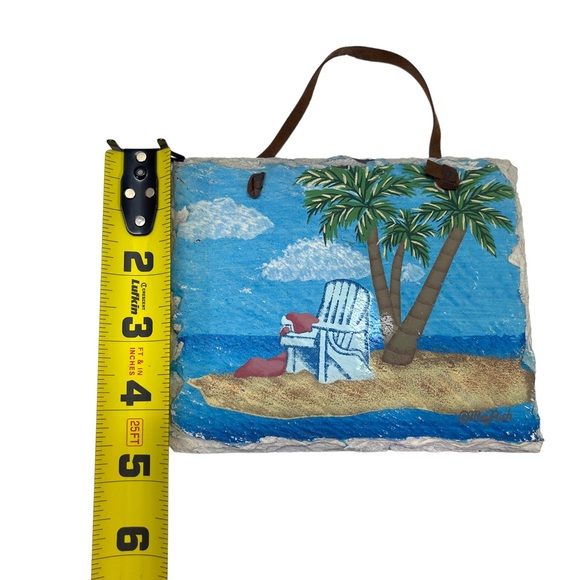 Hand painted beach scenery decorative tiles - Picture 6 of 7
